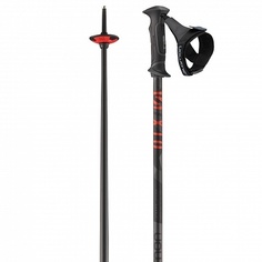 Палки горнолыжные Salomon 20-21 X10 Ergo S3 Black/Red - 130 см