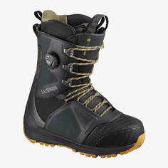 Ботинки сноубордические Salomon 19-20 LO Fi Black/Spectra Yellow/Olive Night - 40,0 EUR