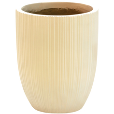 Кашпо Hoang pottery глазурь высокое 46x57 см белое
