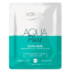 Aqua Pure Тканевая маска для лица Увлажнение и очищение Biotherm