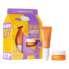 PRE-PARTY JUICE Набор для сияния и стойкости макияжа Olehenriksen