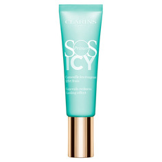 SOS Primer Icy Охлаждающая база под макияж, корректирующая покраснения 10 mint Clarins