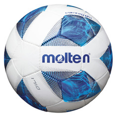 Мяч футбольный MOLTEN U1JYQI5SE4, для газона, 4-й размер, cиний/белый [f4a1710-.]