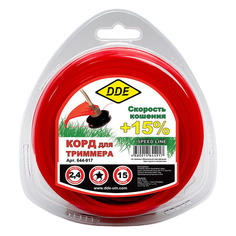 Леска для садовых триммеров DDE 644-917, 2.4мм, 15м