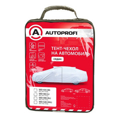Тент автомобильный Autoprofi SED-490 (XL) 490x178x119см серый