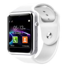 Смарт-часы JET Phone SP1, 48мм, 1.54", серебристый / серебристый [sp1 silver]