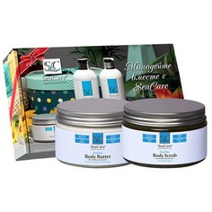 SeaCare, Подарочный SPA набор №7, омолаживающие масло 250 г и скраб 420 г для тела с минералами Мертвого моря Dead Sea