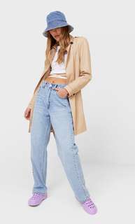 Stradivarius Базовый Тренч Цвет Камня M