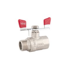 Кран ProFactorr Trend PF FBV 903S Г-Ш с бабочкой, 1/2"