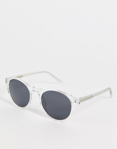 Круглые солнцезащитные очки в стиле унисекс с прозрачной оправой A.Kjaerbede Marvin-Прозрачный