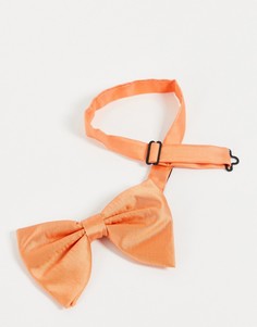 Атласный галстук-бабочка Devils Advocate-Оранжевый цвет