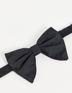 Атласный галстук-бабочка Devil`s Advocate-Черный цвет