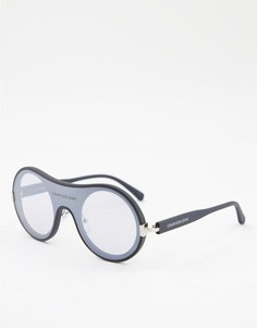Круглые солнцезащитные очки Calvin Klein Jeans CKJ18507S-Черный