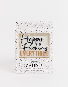 Свеча для праздничного торта "Happy everything" Ginger Ray-Многоцветный