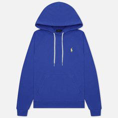 Женская толстовка Polo Ralph Lauren Polo Pony Mini Logo Hoodie Featherweight Fleece, цвет синийS