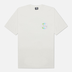 Мужская футболка Stussy Classic Dot Pigment Dyed, цвет белый, размер M