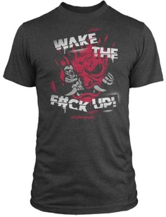 Футболка Cyberpunk 2077 Wake Up Sketchy Premium M (89607)