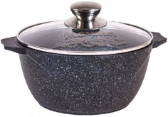 Кастрюля с крышкой Мечта Гранит Star, 8 л, антипригарное покрытие (48803)