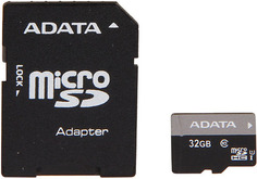 Карта памяти ADATA Premier microSDHC 32GbUHS-I Class10 (AUSDH32GUICL10-RA1)