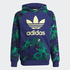 Худи с камуфляжным принтом adidas Originals