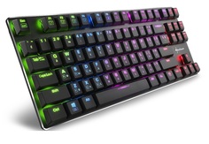 Клавиатура Sharkoon PUREWRITER TKL RGB BLUE (черный)