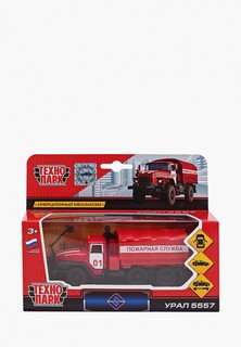 Игрушка Технопарк "Урал 5557. Пожарная служба", 12 см
