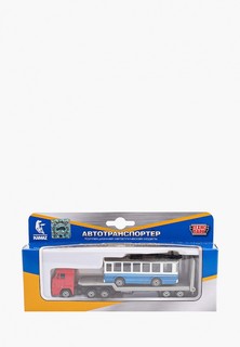 Набор игровой Технопарк Автотранспортёр, 8 см, Длина перевозчика: 15,5 см.