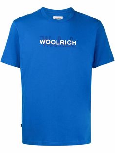 Woolrich футболка с логотипом