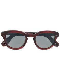 Oliver Peoples солнцезащитные очки в оправе с мраморным эффектом