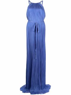 Maria Lucia Hohan платье с вырезом халтер и плиссировкой