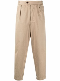 Barbour укороченные брюки прямого кроя