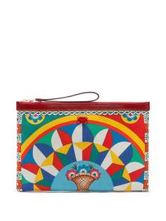 Dolce & Gabbana кошелек на молнии с графичным принтом