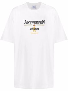 VETEMENTS футболка с принтом Antwerpen