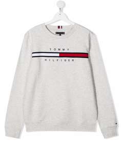 Tommy Hilfiger Junior толстовка с вышитым логотипом