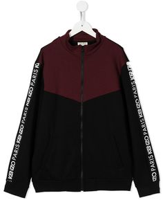 Kenzo Kids свитер на молнии с логотипом