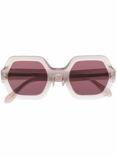 Isabel Marant Eyewear солнцезащитные очки в прозрачной геометричной оправе