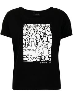 SPORT b. by agnès b. футболка с принтом Graffiti