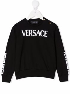 Versace Kids толстовка с логотипом