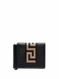 Versace бумажник с узором Greca