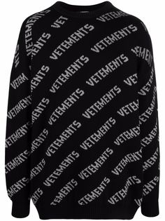 VETEMENTS джемпер с логотипом