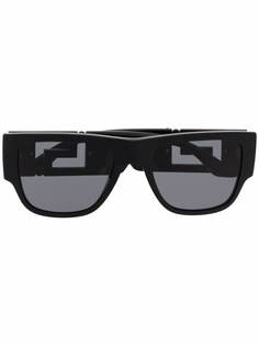 Versace Eyewear солнцезащитные очки-авиаторы с узором Greca