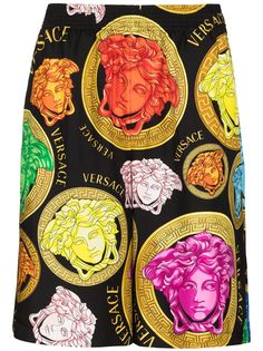 Versace шорты с принтом Medusa Amplified
