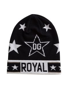 Dolce & Gabbana Kids шапка бини Royal Star с узором