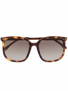 Isabel Marant Eyewear солнцезащитные очки в массивной оправе черепаховой расцветки