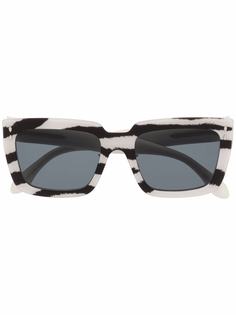 Isabel Marant Eyewear солнцезащитные очки в массивной оправе с принтом