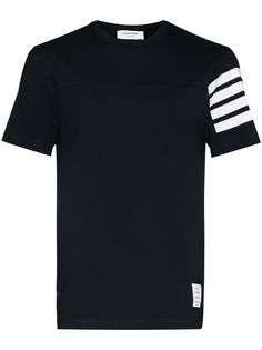 Thom Browne футболка Medium Weight с полосками 4-Bar
