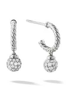 David Yurman серьги-кольца Solari из белого золота с бриллиантами