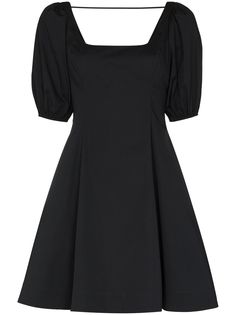 STAUD платье мини Laelia с U-образным вырезом