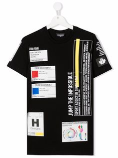 Dsquared2 Kids футболка с графичным принтом