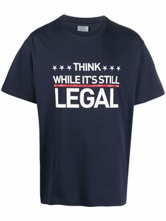 VETEMENTS футболка с надписью